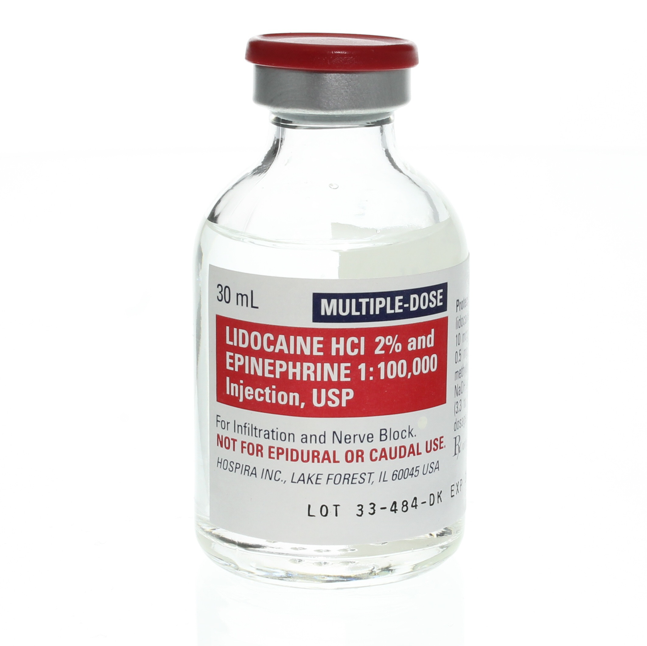 Lidocaine 2% w/Epi 30ml MDV